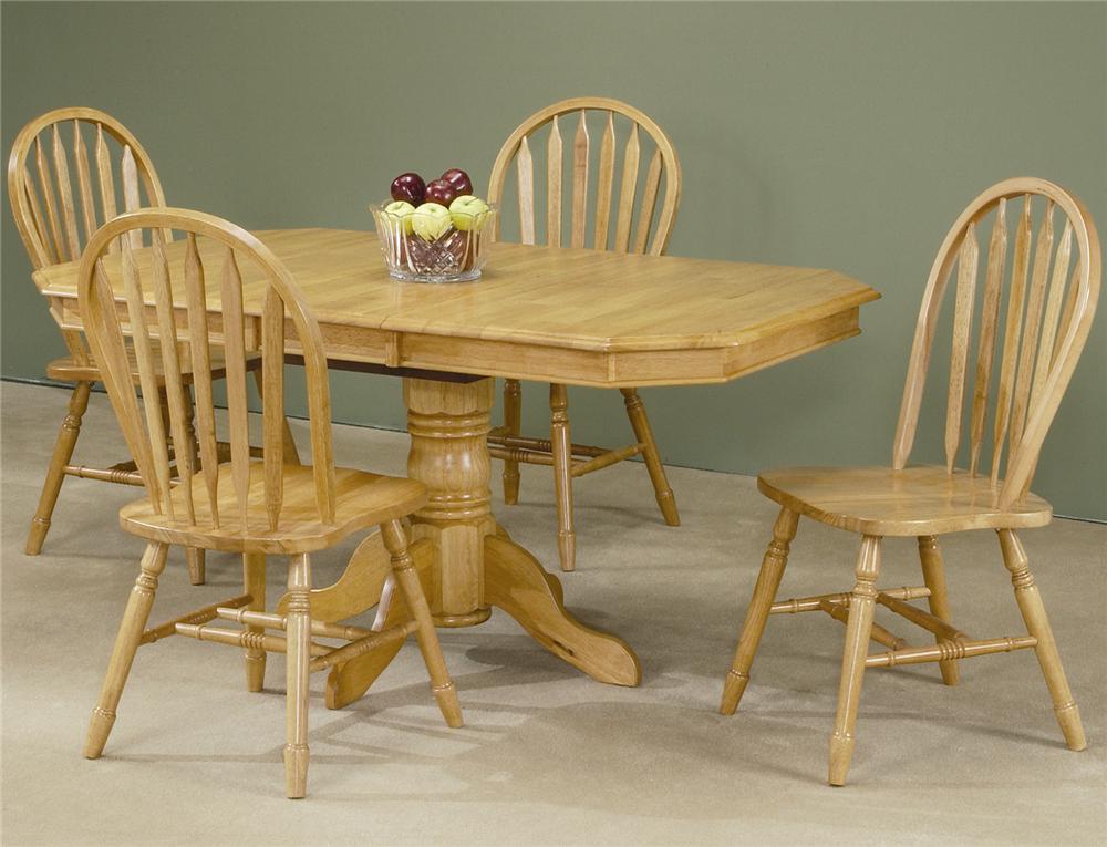 Single pillar dining hot sale table